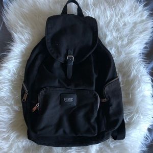 Victoria Secret PINK Black Backpack